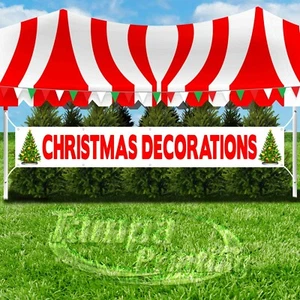 CHRISTMAS DECORATIONS Advertising Vinyl Banner Flag Sign LARGE XXL SIZE HOLIDAYS - Picture 1 of 6