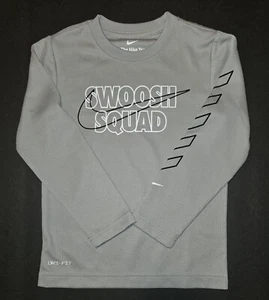 Nike Swoosh Squad Boys Dri Fit. Sz 4-5 Years - Foto 1 di 3
