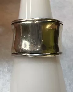Silpada Bandring Sterlingsilber 925 gehämmert Größe 8 - Bild 1 von 8