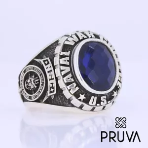 ANELLO PERSONALIZZATO PJ52 ARGENTO 925K LAUREA FORZE SPECIALI 2024 USA - Foto 1 di 10