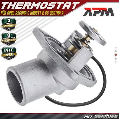 Termostato Con Carcasa + Junta Para Opel Ascona C Kadett E CC Vectra A 1981-98 - Imagen 1 de 4