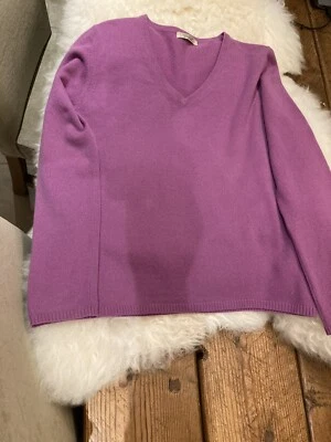 Saltador de cachemira púrpura deane and blanco talla M Foto 1 de 4