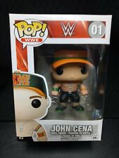 Funko Pop! WWE - John Cena # 01 WWE Superstar Rare Green Orange Hat