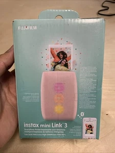Fujifilm Instax Mini Link 3 Rose Pink Lightweight Smartphone Printer - Picture 1 of 6