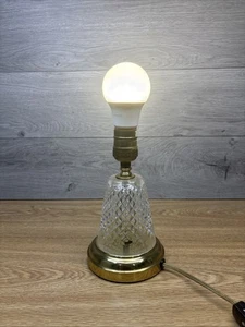 Waterford Crystal Alana Electric Accent Lamp 7.5" Vintage Cut Crystal - Picture 1 of 5