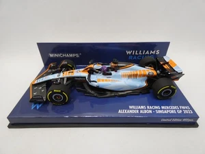 Williams Mercedes FW45 Alexander Albon #23 Singapore GP 2023 Minichamps 1/43 F1 - Picture 1 of 3