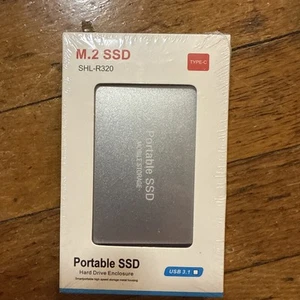 2TB Portable External Hard Drive TypeC USB 3.1, Win 7 & up, Mac, Android, IOS - Afbeelding 1 van 3