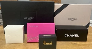 Confezione 6 Scatole Presentazione Gioielli Marca Designer. YSL, Chanel, Valentino ecc - Foto 1 di 22