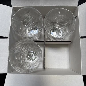 Gorham O Tannenbaum Kristall Gläser Weihnachtsbaum 3er Set DOF’S 10oz Neu im Karton - Bild 1 von 4