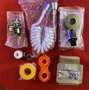 Sink Handheld Shower Kit with Hardware Chrome for Kitchen & Bathroom - Picture 1 of 10
