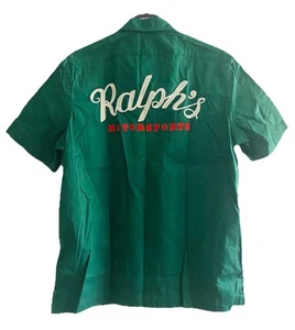 Polo Ralph Lauren Ralph's Motorsports Green Shirt - Size Medium - BNWT - Picture 1 of 9