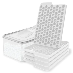 WIBIMEN Mini Ice Cube Trays, Small Tiny Round Pebble Crushed Nugget Ice Trays... - Picture 1 of 7