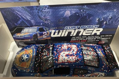 Kurt Busch #2 2009 Miller Lite Texas Win 1/24 NASCAR Diecast  Foto 1 de 4