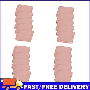 20 pcs 15mmx15mm 0.3mm to 2mm Heatsink Copper Shim Thermal Pads for Laptop - Afbeelding 1 van 14
