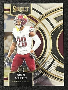 Panini Select #137 Quan Martin 2023 novato Washington Commanders - Imagen 1 de 2