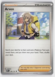 Pokemon Arven 186/197 Normal Uncommon SV03: Obsidian Flames NM - Picture 1 of 2