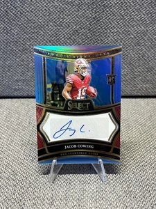 2024 Panini Select Jacob Cowing Rookie Signatures Light Blue Prizm Auto /49 - Bild 1 von 2