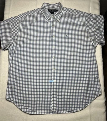 VTG Ralph Lauren Polo Sport Мужская рубашка XXL 2XL с коротким рукавом на пуговицах - Изображение 1 из 4