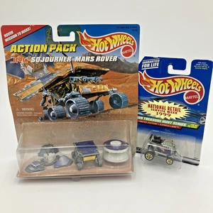 Carrito de compras Hot Wheels Action Pack JPL Sojourner Mars Rover 1996 nuevo en caja y 1999 - Imagen 1 de 8