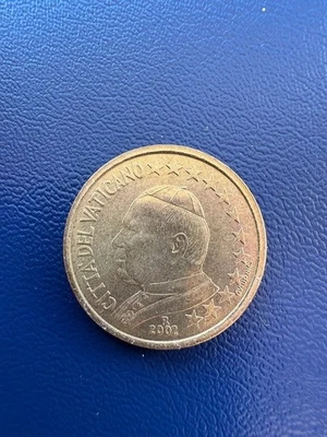 Vatican 2002 50 euro cent  coin BU UNC His Holiness Pope John Paul II - Image 1 of 2