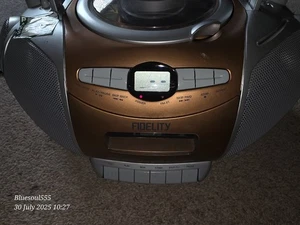 RARE & UNIQUE VINTAGE FIDELITY MCD-75F STEREO CD RADIO CASSETTE RECORDER Tested - Picture 1 of 8