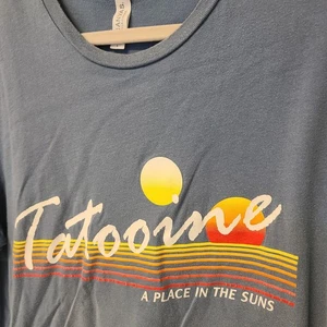 T-shirt Tatooine A Place in the Suns Star Wars taglia large azzurro - Foto 1 di 7