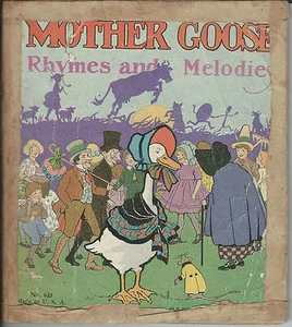 Mother goose rhymes and melodies no. 623 undated sc published by m.a. donohue - Picture 1 of 12