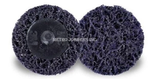 3M 21540 3" Scotch-Brite Roloc Clean Strip XT Disc Extra Coarse, TR 10 PACK - Picture 1 of 2