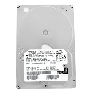 Disco Rigido IBM 61.5Gb IC35L060AVER07-0 2MB 7200Rpm Ata 3,5 " Pollici 07N6655 - Foto 1 di 5