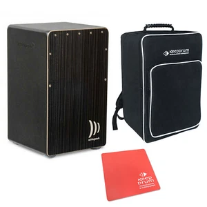 Mecanismo de percusión CP91 Cajon Rudiments Hard Coal Stripes + almohadilla keepdrum roja + bolsa - Imagen 1 de 7