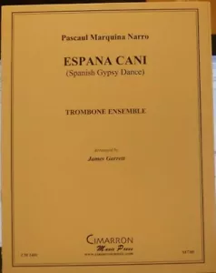Trombone Sextet Espana Cani by Pascaul Narro arr James Garrett New retail $17.00 - Picture 1 of 5