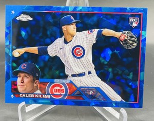 2023 Topps Chrome Sapphire Caleb Kilian Rookie #69 CHICAGO CUBS