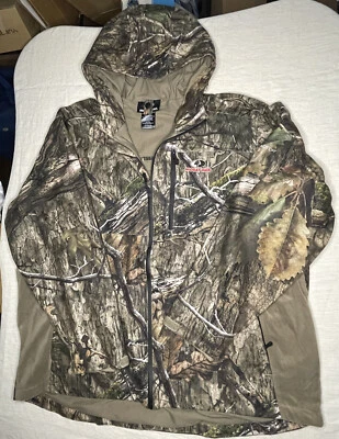 Chaqueta de bombardero de caza camuflada para hombre Mossy Oak Country ADN 2XL temporada de caza aislada Foto 1 de 3