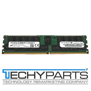 Micron 32GB 2Rx4 DDR4-2400 PC4-2400T Reg ECC Server RAM MTA36ASF4G72PZ-2G3A1 - Afbeelding 1 van 1