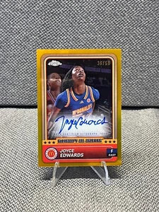 2024 Topps Chrome McDonald's Joyce Edwards Auto Gold Refractor Auto /50 #3 - Picture 1 of 2