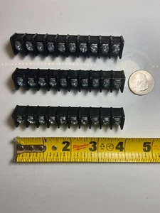 Terminal Strips Blocks PCB PC-Board (SET OF 3) 1-Row 10-Post Surface-Mnt #14 MAX - Picture 1 of 12