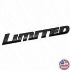 4Runner Sequoia Tacoma Tundra Limited Letter Rear Door Emblem Badge Sport Black
