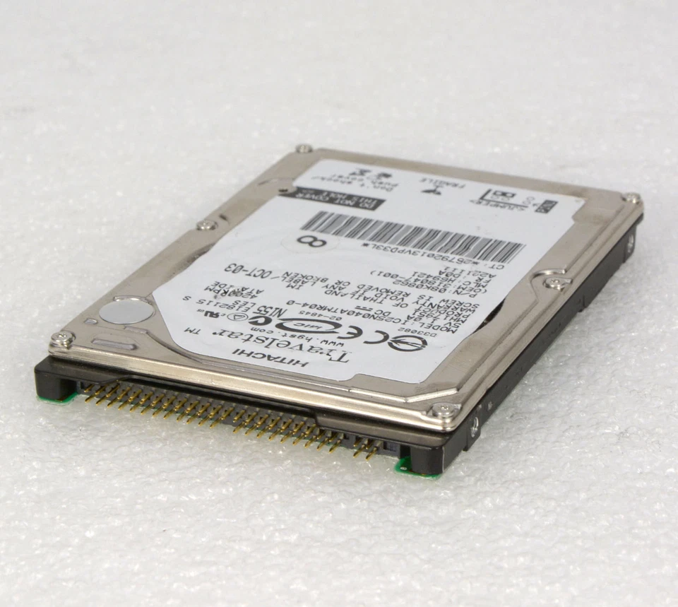 40GB 2.5" 6.35 cm HDD Universal Hard Disc Hitachi IC25N040ATMR04-0 4200RPM O199 - Image 1 of 1