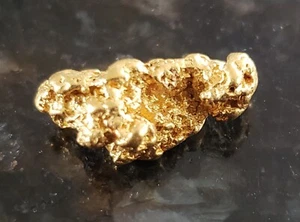 California Gold Nugget .Heavy Nug 5.1 g  Gold Beautiful Genuine - Picture 1 of 4