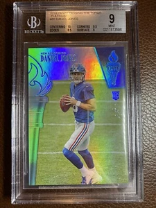 BGS 9 2019 PANINI PASSING THE TORCH PLATINUM DANIEL JONES RC TRUE 1/1 FOIL #80 - Picture 1 of 5