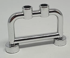 Lego 1 x Zaun 4083 Absperrung Geländer silber 1x4x2 Zubehör - Bild 1 von 1