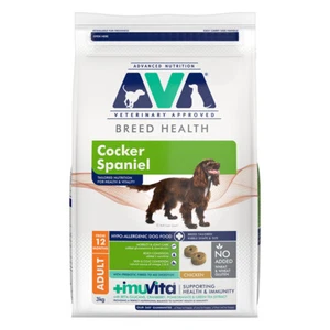 AVA Breed Health Cocker Spaniel Dry Dog Food Chicken - 3kg - Picture 1 of 1