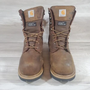 Stivali Carhartt Taglia 13 Larghi Isolamento Litefire Ottime Condizioni Impermeabili - Foto 1 di 16