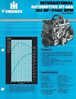 International Dt-466 165Hp  Engine Sales Brochure (California)