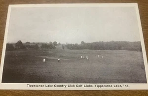 Tippecanoe Lake Country Club Golf Links Postcard Tippecanoe Lake Indiana - Picture 1 of 2