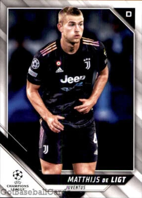 2021-22 Topps UEFA Champions League #44 Matthijs de Ligt Juventus - Image 1 of 2
