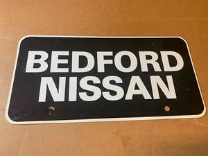 Placa de matrícula de refuerzo de concesionario de automóviles Bedford Nissan Ohio - Imagen 1 de 2