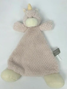 Demdaco Pink Cream Wendy Unicorn Plush Security Blanket Rattle Toy 13" - Picture 1 of 3