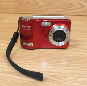 Genuine Vivitar ViviCam X028 2.4" LCD Monitor Red Digital Camera *READ Details* - Picture 1 of 7