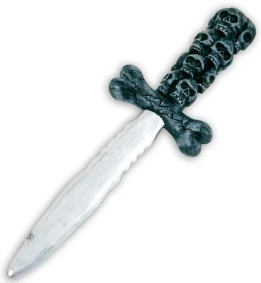 KARNEVALSTEUFEL Halloweenwaffe Dolch Piratenmesser Halloweendolch Schwert Piratendolch 125825013